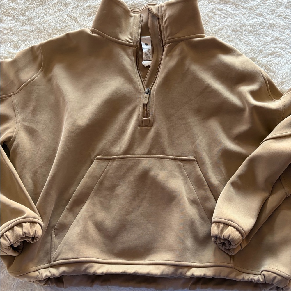 Lululemon brushed softstreme quarter zip